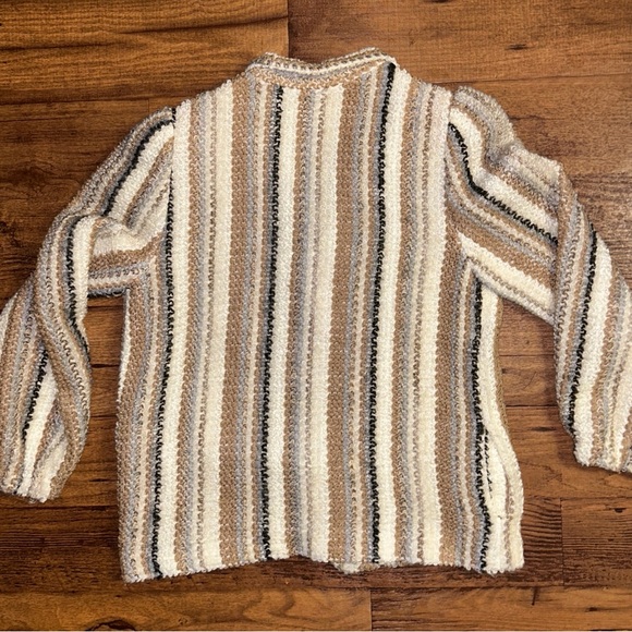 D.K. Gold by Donnkenny • Mohair/Lambswool • Striped • Beige/Brown/Grey • Jacket - Picture 13 of 14